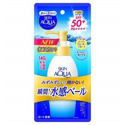 樂敦 SKIN AQUA 超級潤濕防曬凝膠 SPF50+/PA++++ (泵裝) 140g
